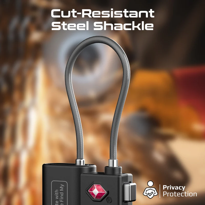 PROMATE TagLock Smart TSA Luggage Lock with Tracking feature