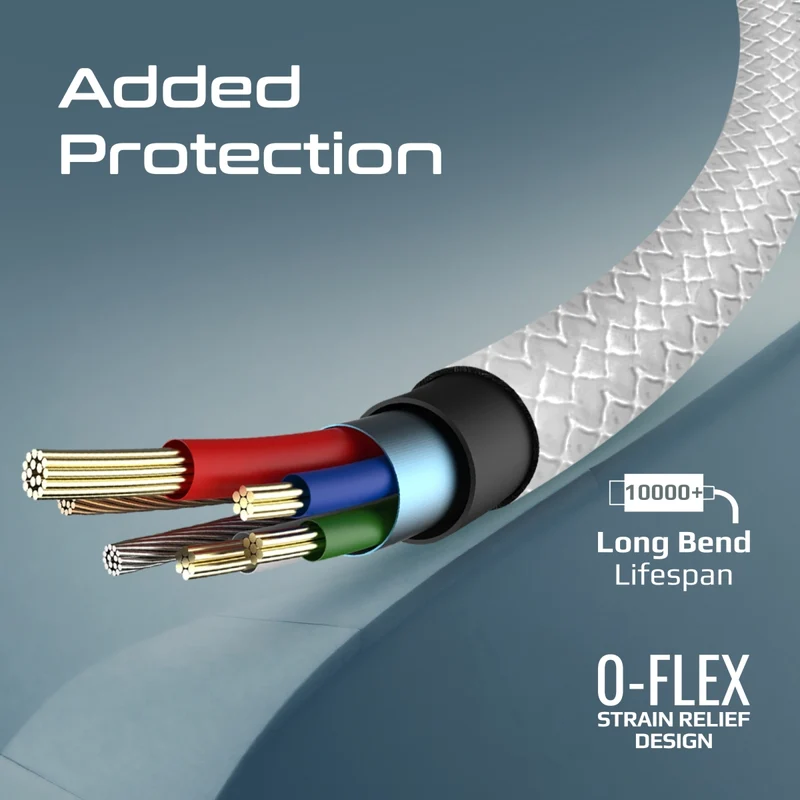 PROMATE XCord-Ai200 USB-A to Lightning Connector Data & Charge Soft TPE Cable