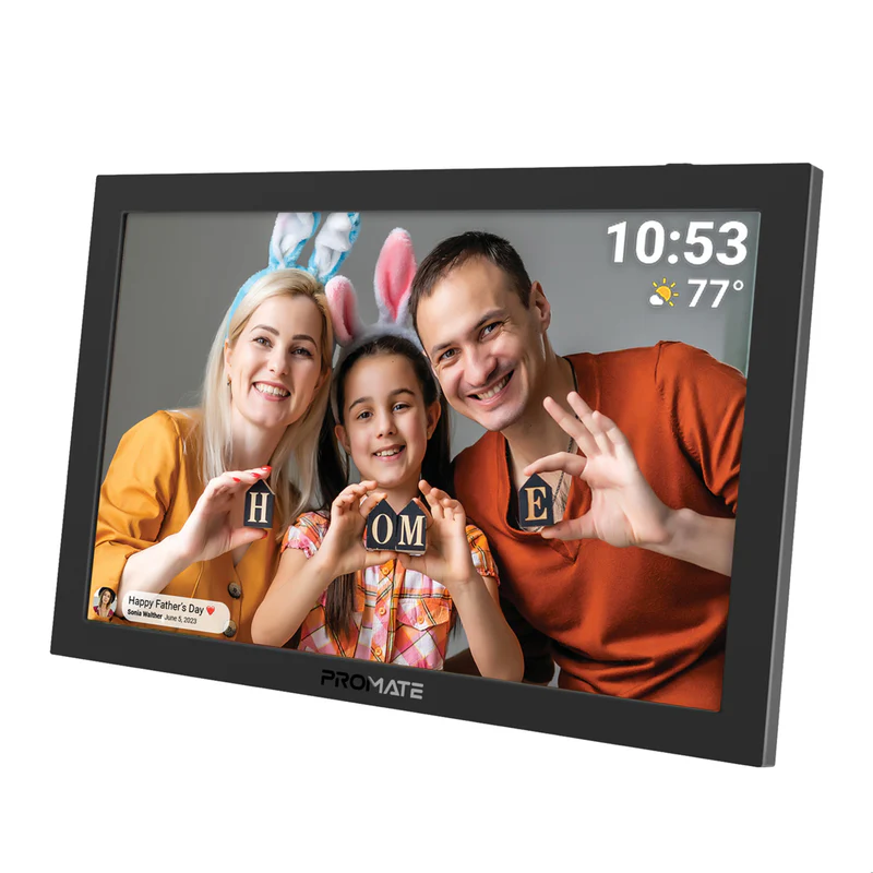 PROMATE Memoria-10.1" Full HD Multimedia Digital Photo Frame, 16Gb