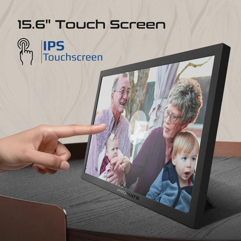 PROMATE Memoria-15.6" Full HD Multimedia Digital Photo Frame, 32Gb