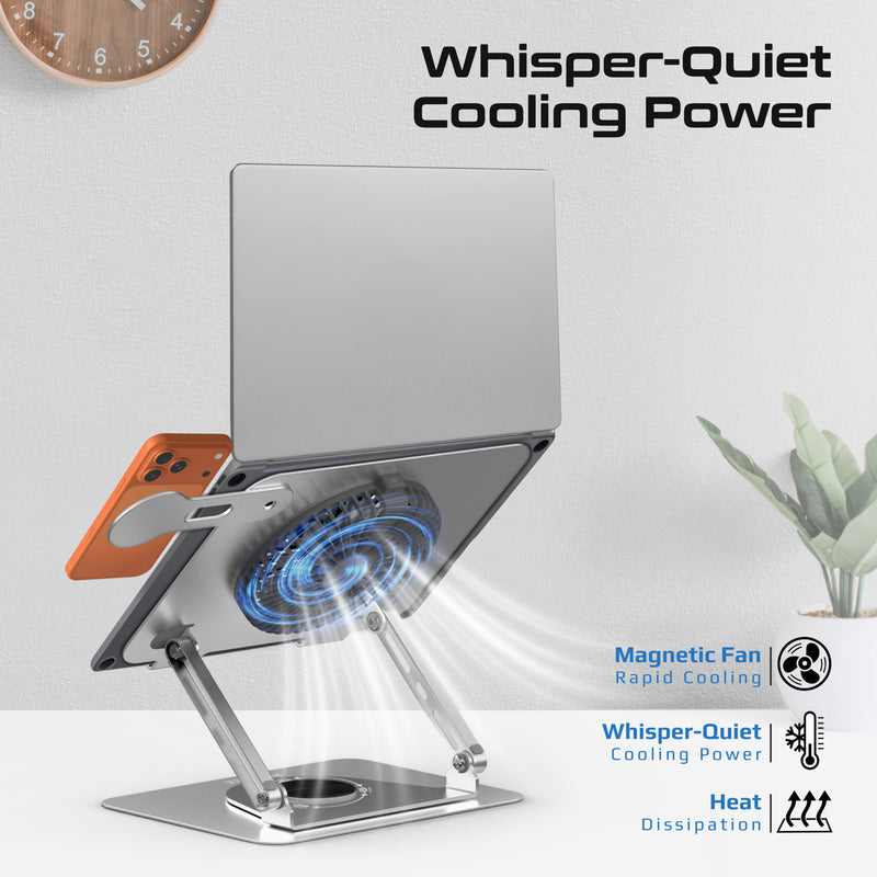 PROMATE DeskMate-8 Ergonomic Multi-Level Aluminum Laptop Cooler Stand
