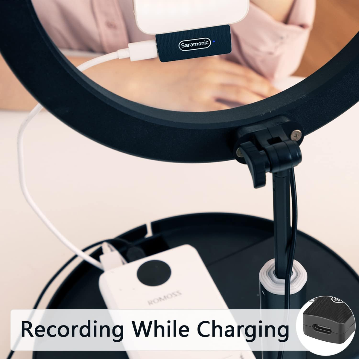 Saramonic Blink100 B3 Wireless Lavalier Microphones For iPhone iPad