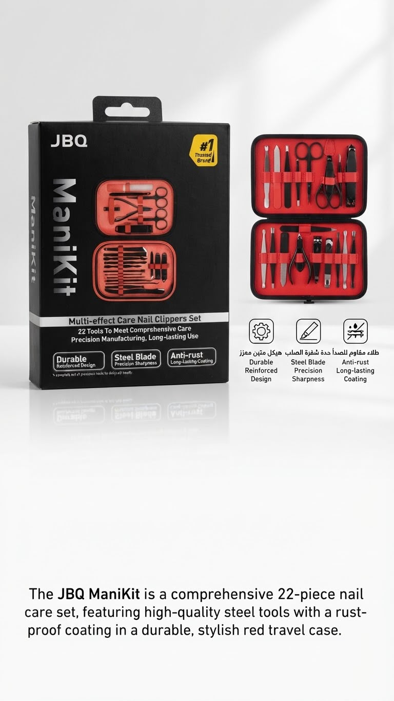 JBQ MANIKIT MULTI-EFFECT CARE NAIL CLIPPERS SET L185382