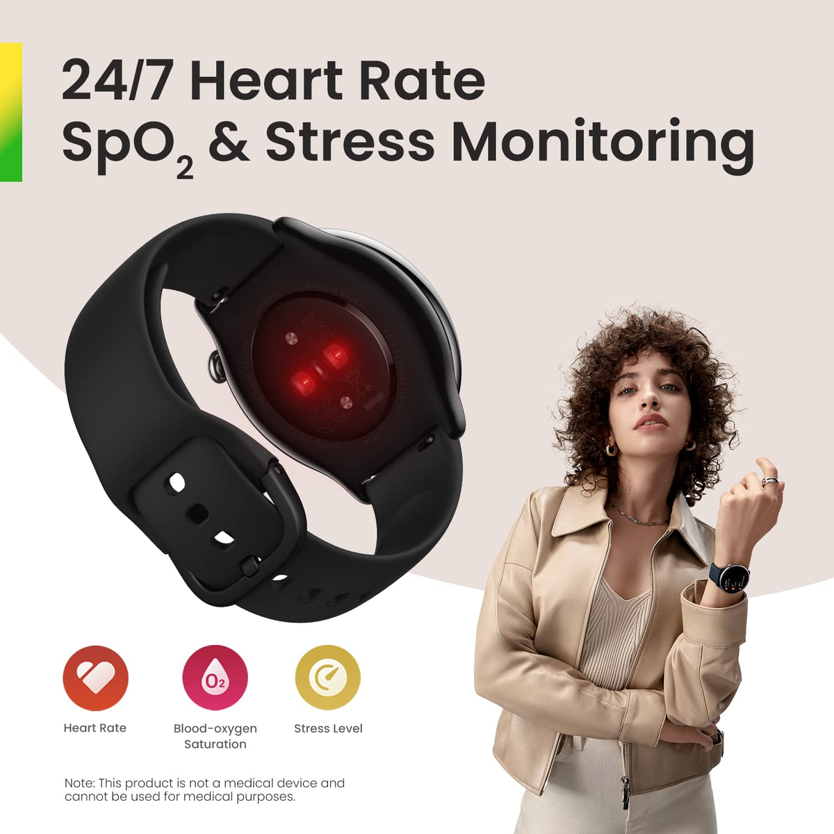 Amazfit Smartwatch GTR Mini - Pink M: A2174