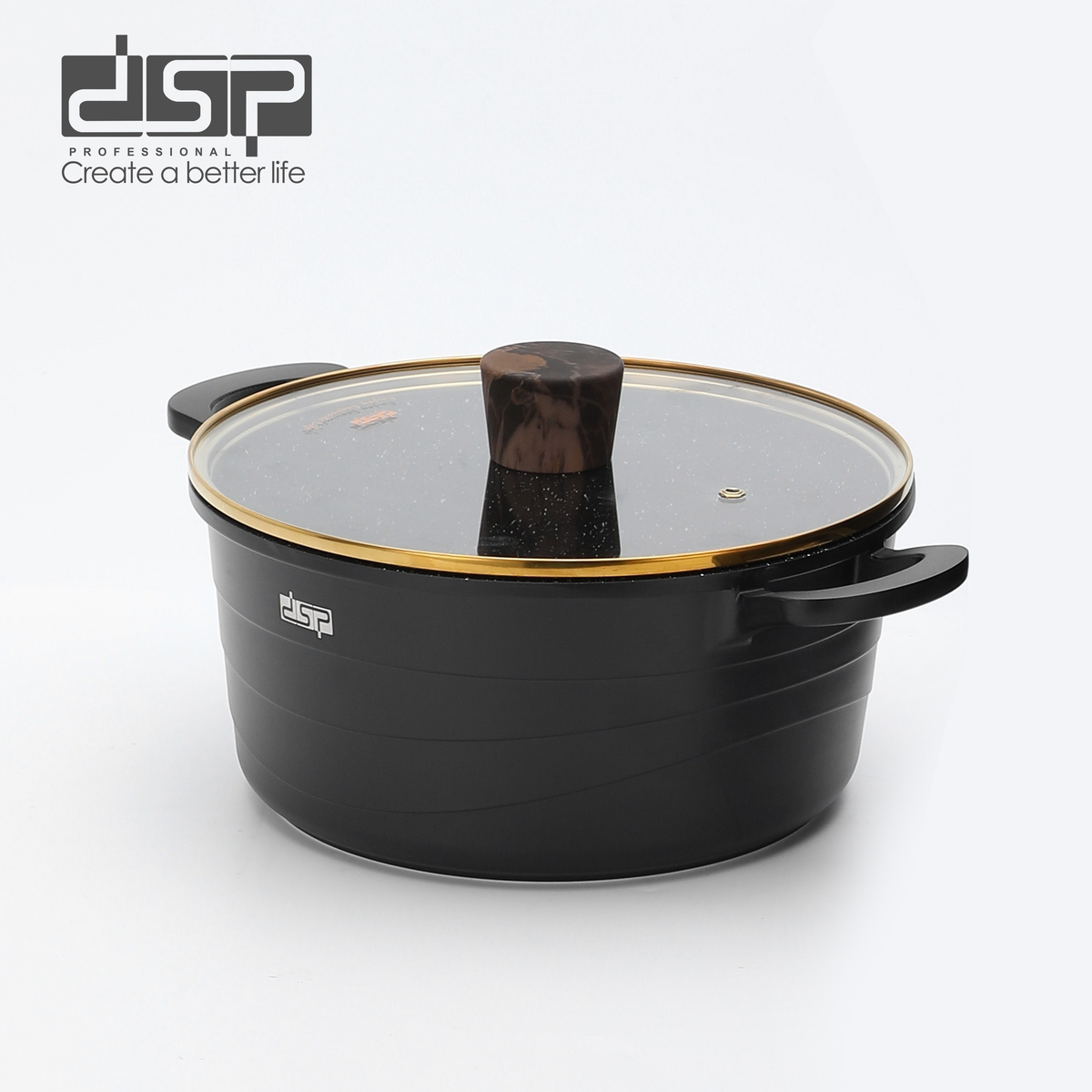 DSP Professional Cookware Set Household Cooking Pot Casserole Soup Pot 15-piece Combination CA018-S02
