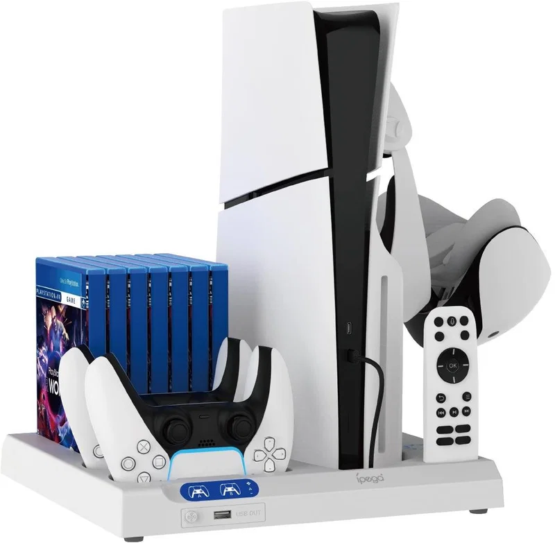iPega PG-P5S028 All-in-One Charging Stand with Cooling for Sony PlayStation 5/5 Slim