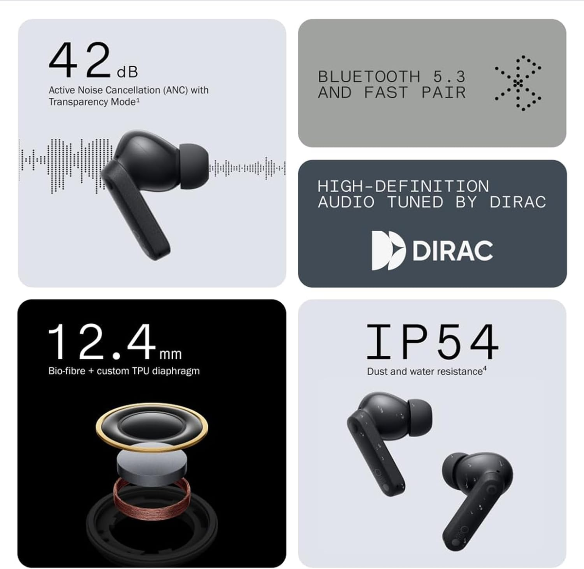 CMF BY NOTHING Buds Wireless Earbuds Active