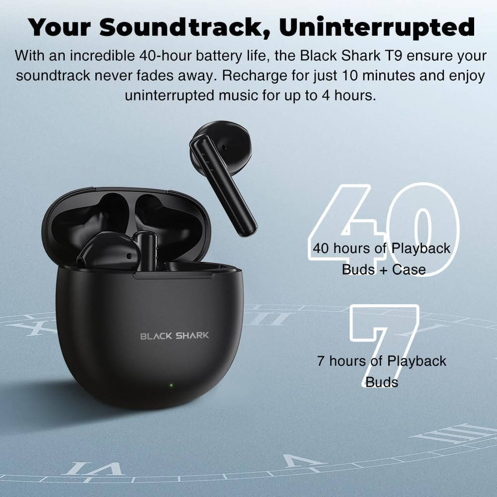 Black Shark Bluetooth Earphones T9
