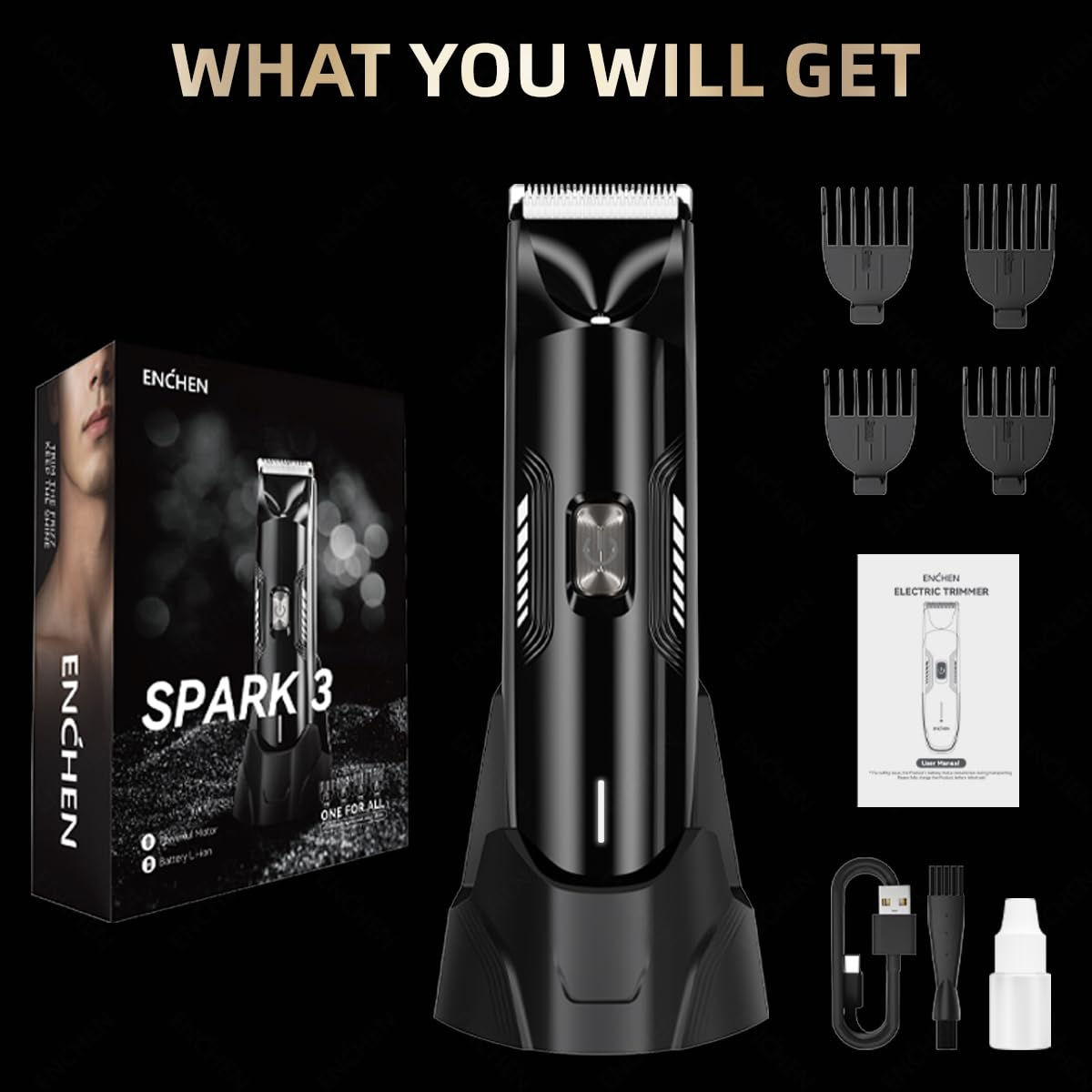 Enchen Body Hair Clipper Spark 3