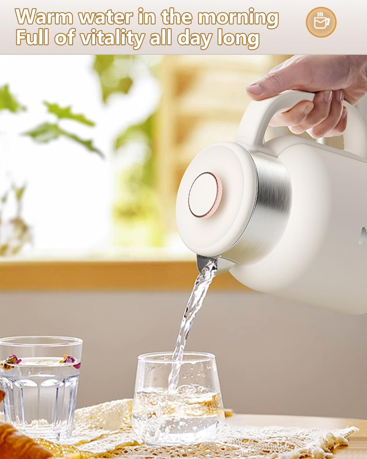 ZOLELE HK152 Cordless Smart Electric Kettle