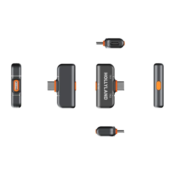 Hollyland Lark M2S Combo – ,microphone with Camera + USB-C receivers + USB-C