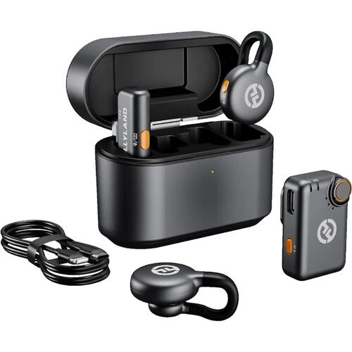Hollyland Lark M2S Combo – ,microphone with Camera + USB-C receivers + USB-C