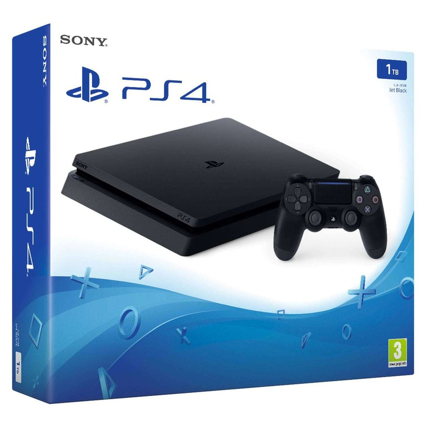SONY PS4 1TB GB CUH-2216B JET BLACK