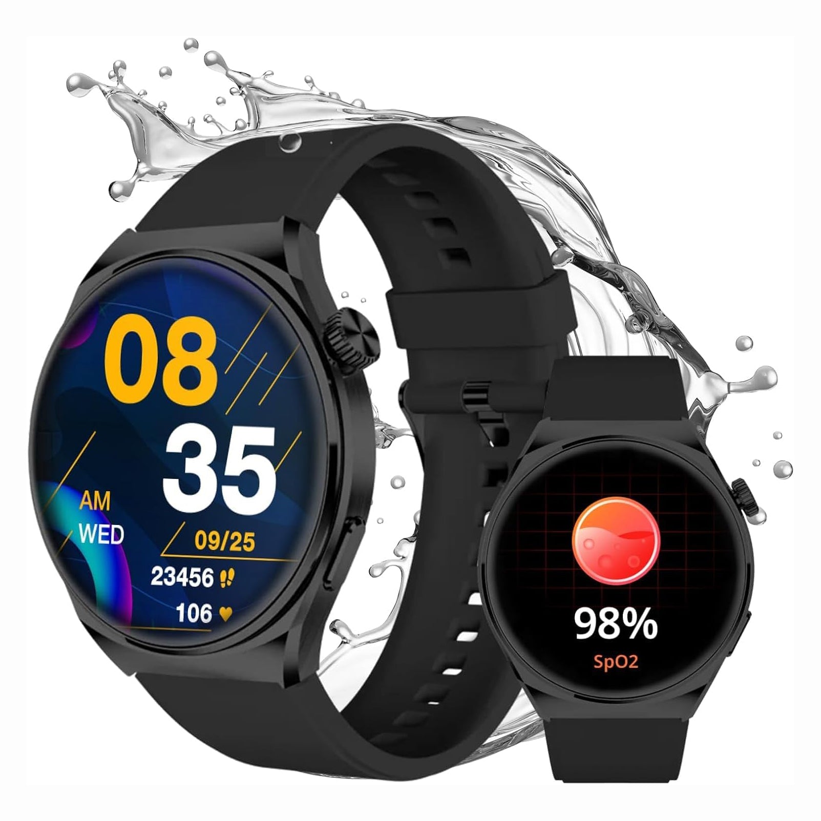 Black Shark S1 Smart Watch 1.43" AMOLED Bluetooth Calling IP68 – Black