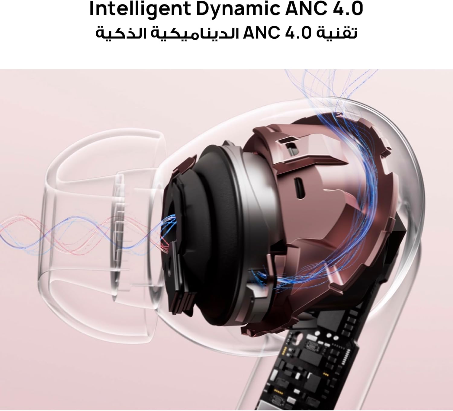 سماعات Huawei FreeBuds 7i Conch-T010 مع خاصية إلغاء الضوضاء ANC