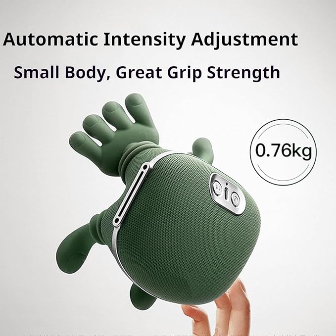 Portable Smart Neck & Shoulder Massager with Heat Therapy – Deep Kneading 5-Finger Massage Pillow