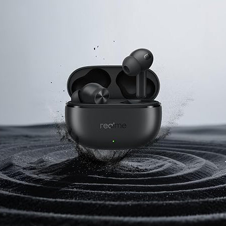 سماعات Realme Buds T200x اللاسلكية TWS مع ANC وبطارية حتى 48 ساعة – أسود / أبيض