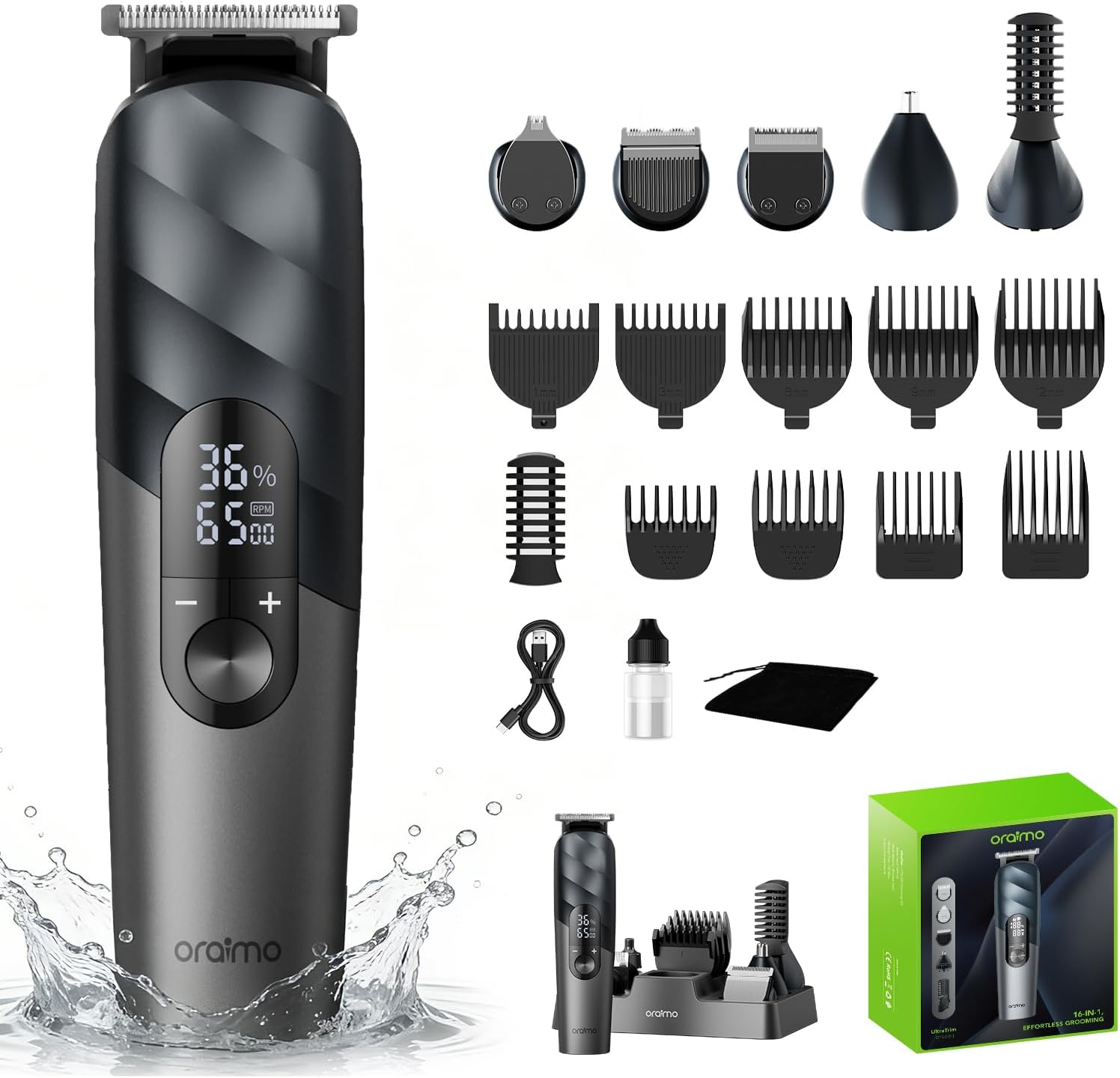 ORAIMO 16-IN-1 Grooming Kit- UltraTrim - Deep Ble OTS-230