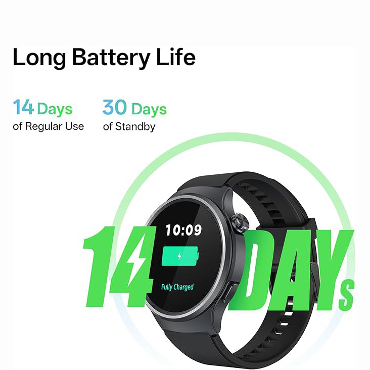 Black Shark A3 Smart Watch Bluetooth Calling 1.53" Display 14 Days Battery – Black