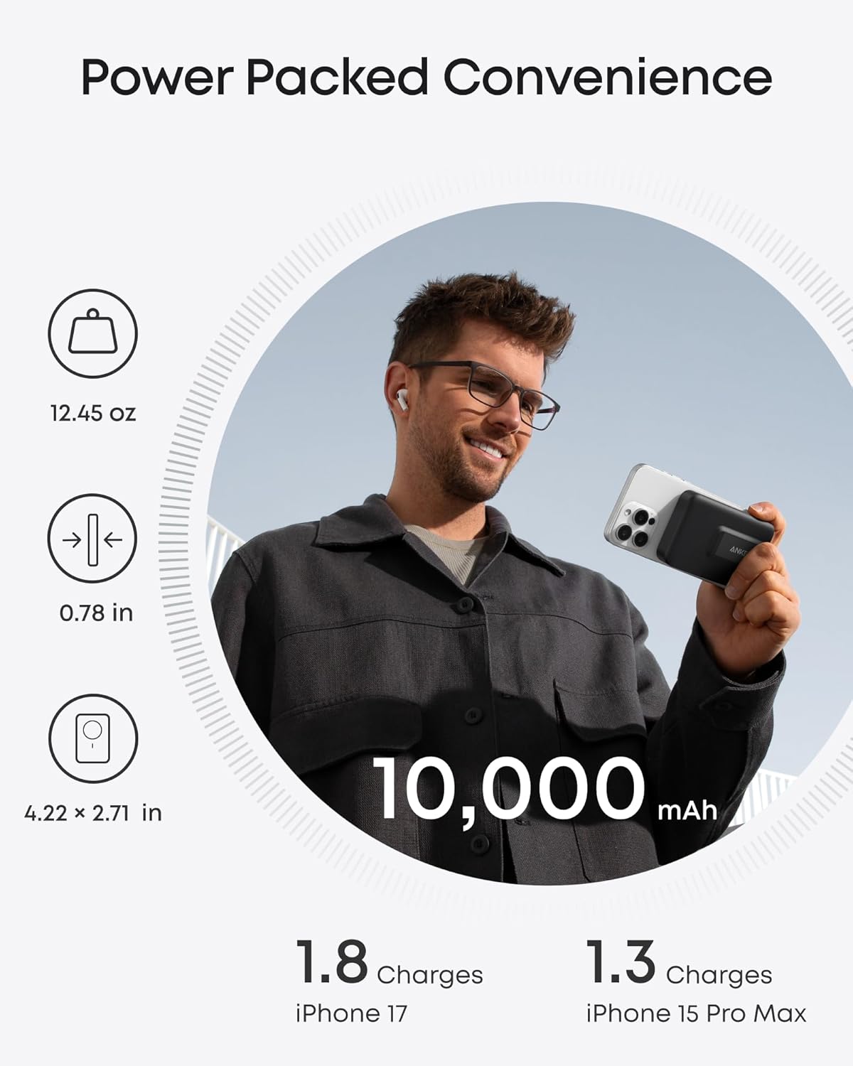 ANKER MAGGO POWER BANK (10K) AND 2FT (0.6) USB-C TO USB-C
