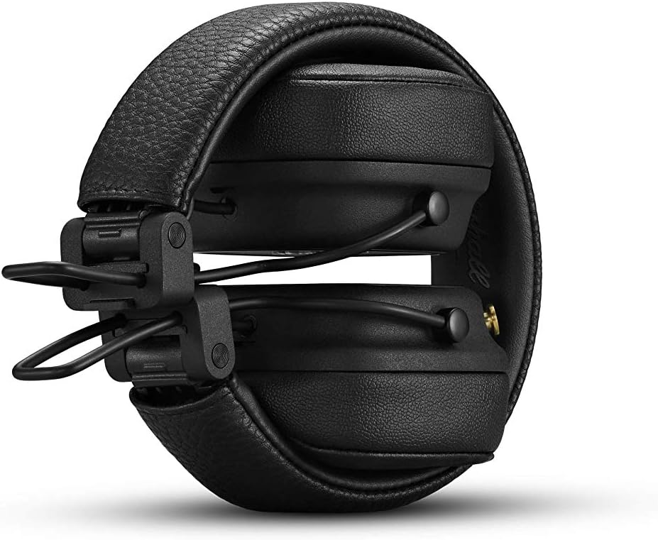 Marshall Major Wireless Headphones Bluetooth (Black) 80+ HOURSE OF WIRELESS PLAY TIME