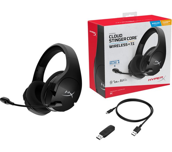 Hyper X Cloud Stinger Core Wireless + 7.1 2.4ghz