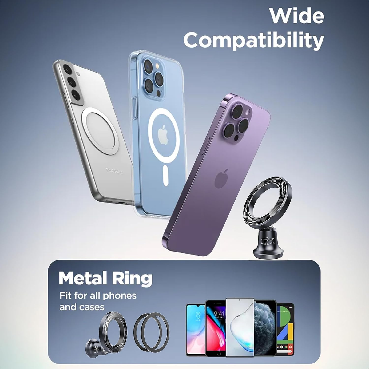 Brave MagSafe Car Phone Holder BHL-52
