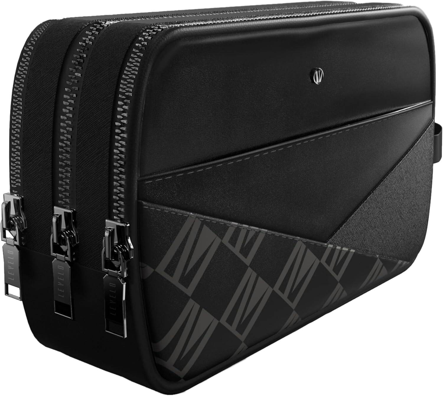 Levelo Poche Pouch With LVL Signature Logo - Black