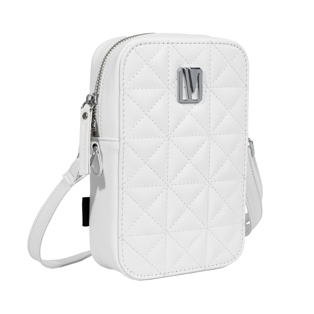 Levelo Albino Ladies Phone Pouch - White