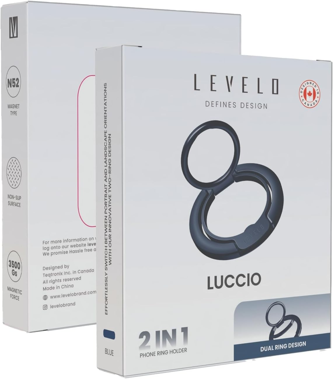 Levelo Luccio 2 In 1 Phone Ring Holder