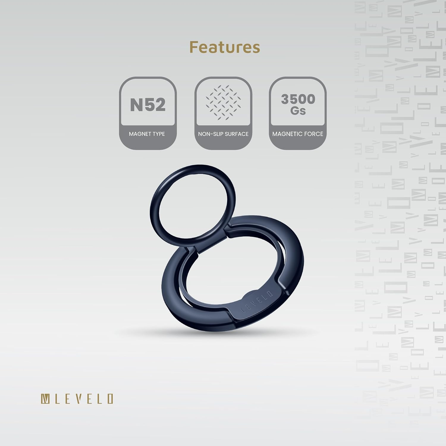 Levelo Luccio 2 In 1 Phone Ring Holder