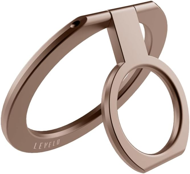 Levelo Lucca Magsafe Phone Ring Holder - Desert Titanium