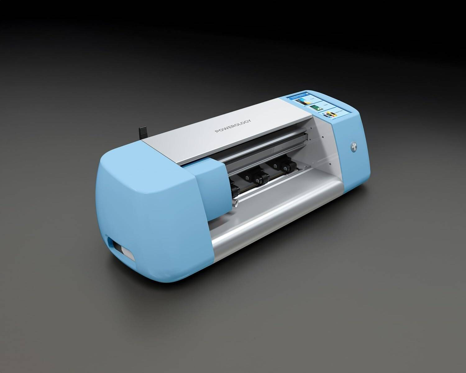 Powerology Intelligent Universal Screen Protector Cutting Machine 100W - Light Blue