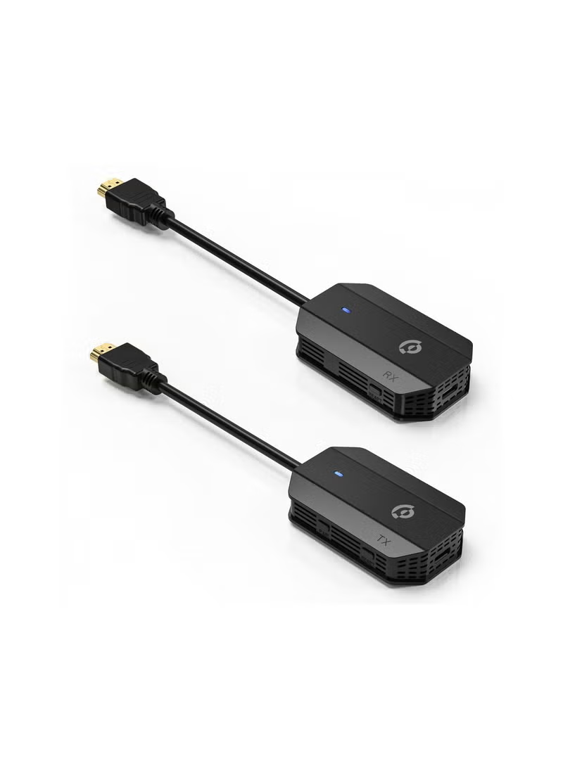 Powerology Wireless HDMI Mirroring Adaptor Pair with USB-C Cable Full HD 1080P