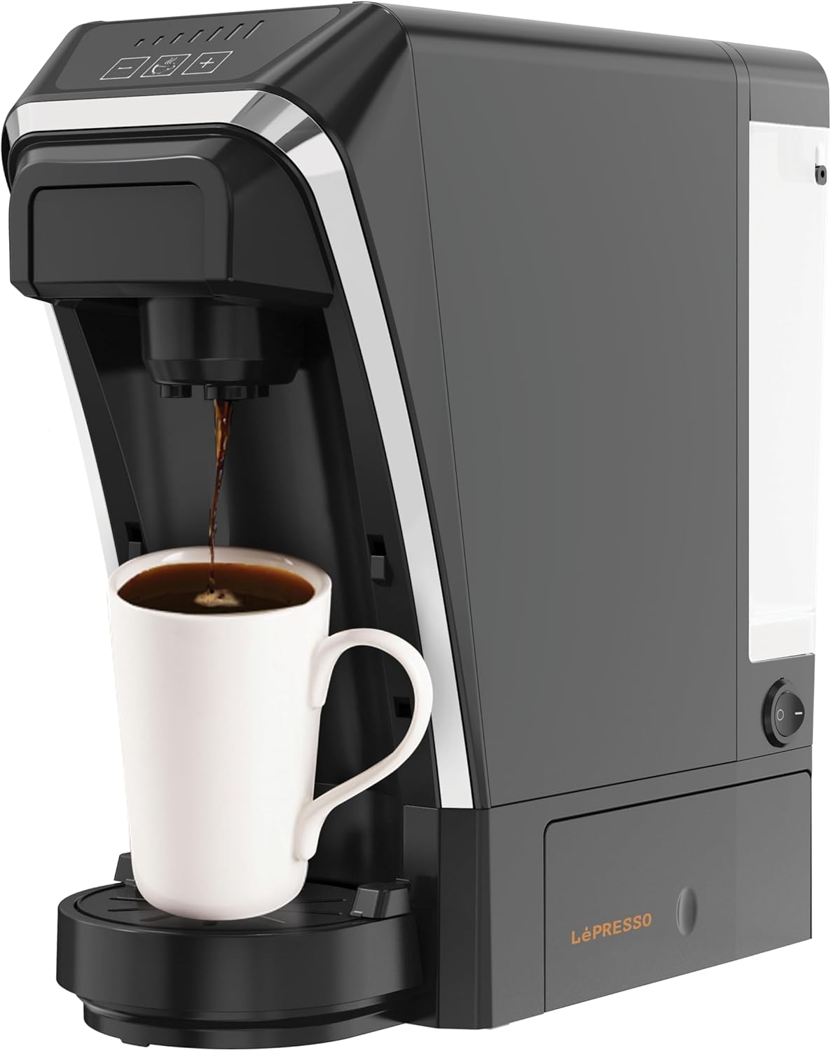 Lepresso Multifunctional Capsule Coffee Machine Cupsule Storage - Black