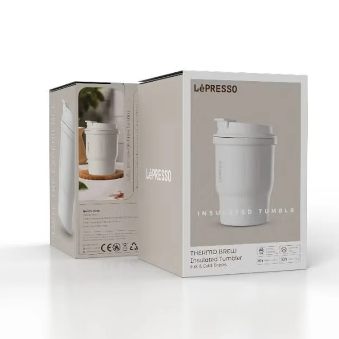 Lepresso Thermo Brew Urban Coffee Mug 450ml