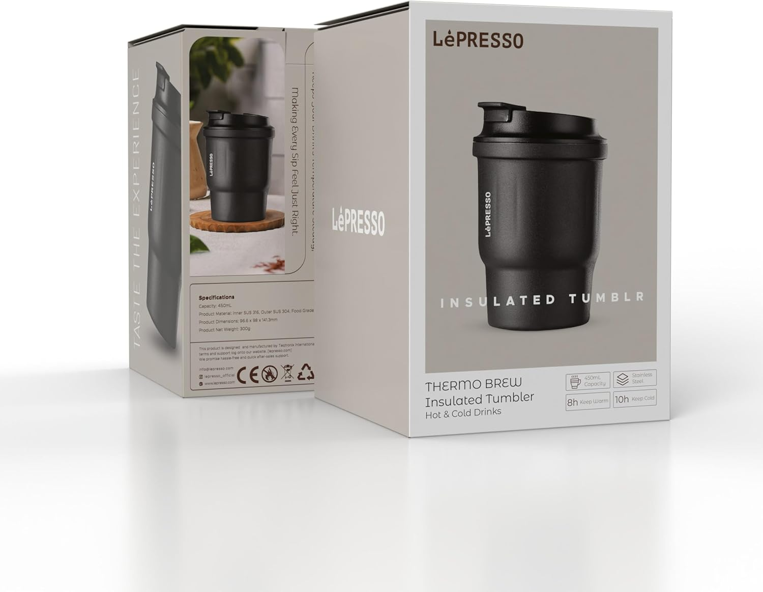 Lepresso Thermo Brew Urban Coffee Mug 450ml