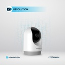 Powerology BT Indoor PTZ Camera 3MP - White