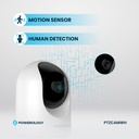 Powerology BT Indoor PTZ Camera 3MP - White