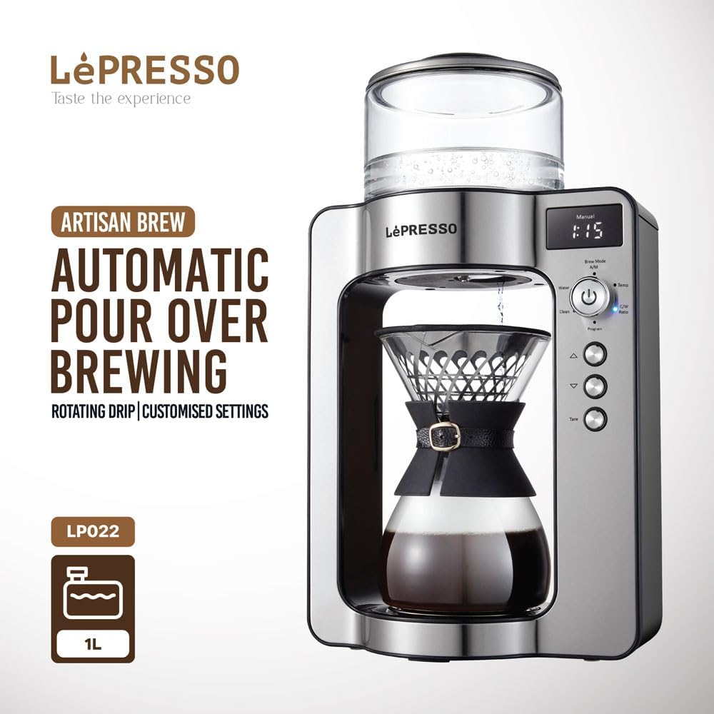 Lepresso Artisan Brew Automatic Pour over Brewing - Black
