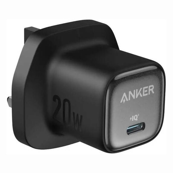 Anker Zolo USB-C Charger 20W PD 3.0 A2699 UK Plug – Black / White