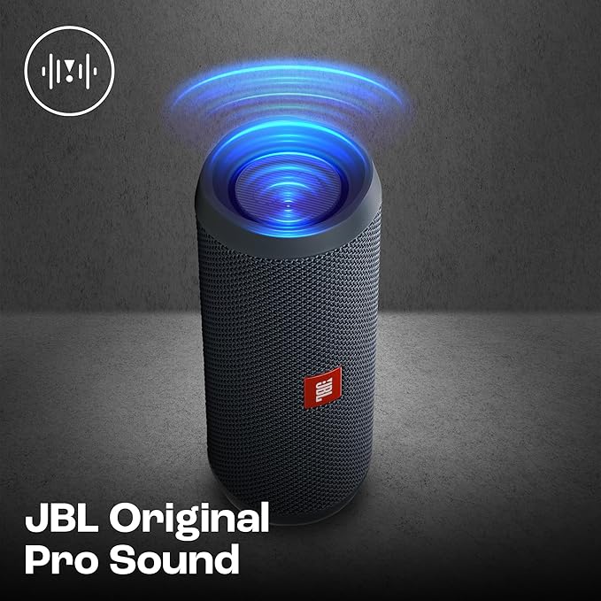 JBL Flip Essential 2 Portable Bluetooth Speaker 20W IPX7 Waterproof – Gray