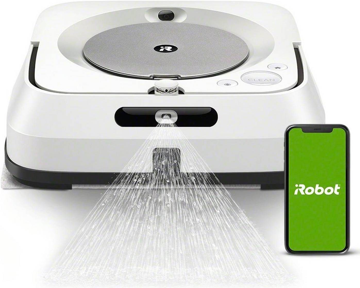 iRobot Braava Jet M6 (6110) Ultimate Robot Mop- Wi-Fi Connected Precision Jet Spray