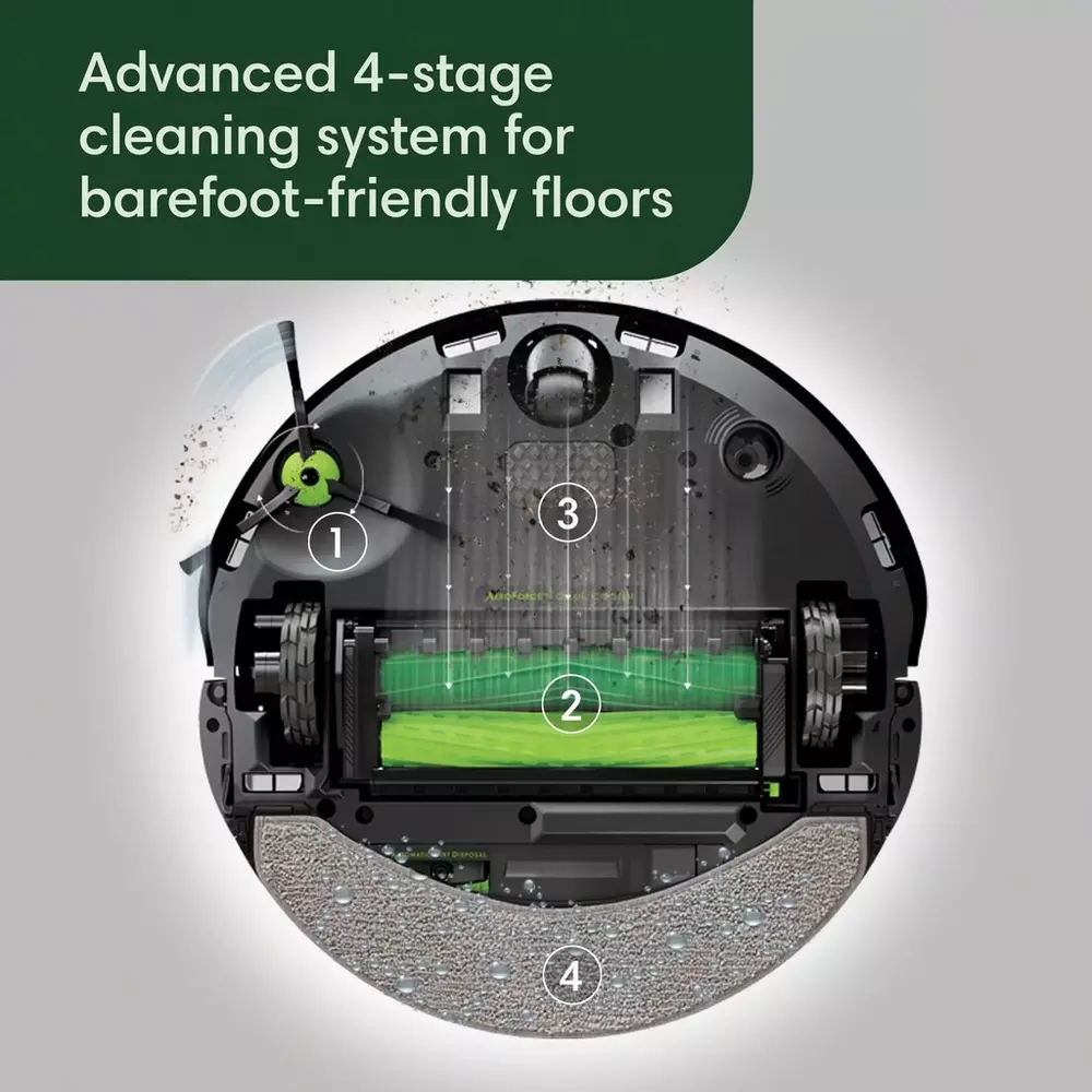 iRobot Roomba Combo 10 Max Robot Vacuum and Mop + AutoWash Dock