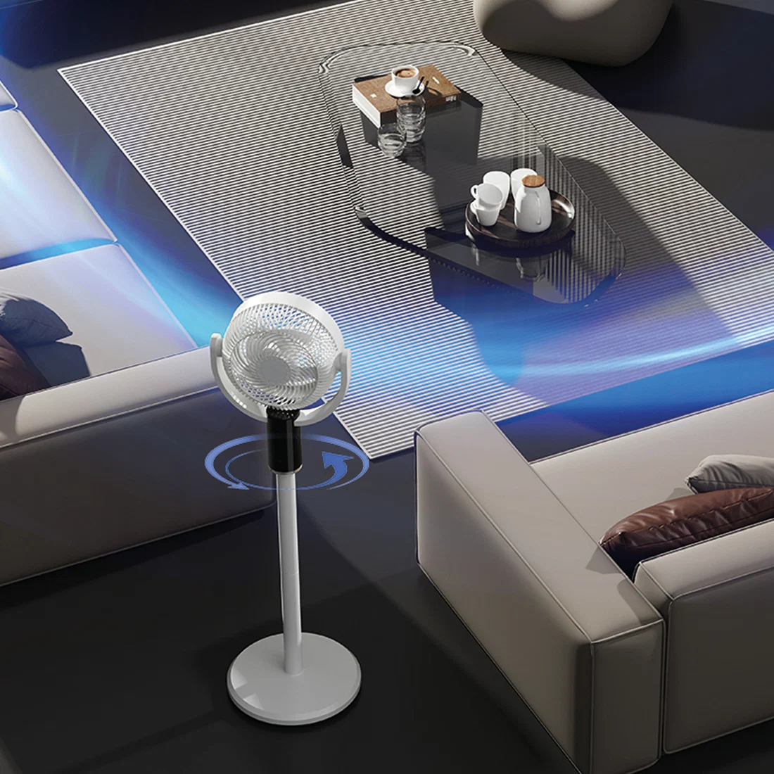TORIMA WIRELESS PORTABLE CIRCULATION FAN M: F5 WHITE