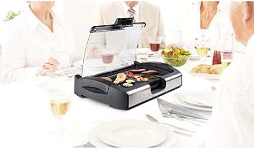 Princess Table Top Grill, Black/Silver,