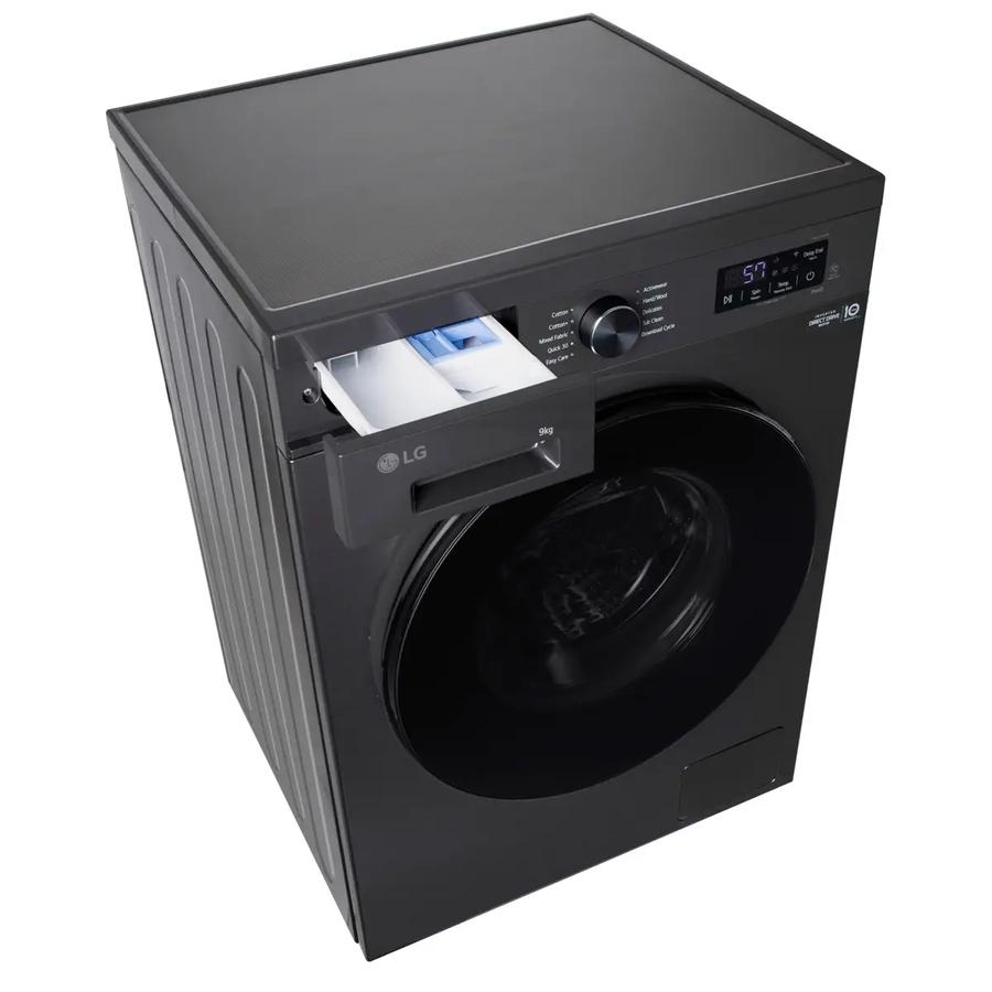 Washing Machine Lg 9 Kg Front Load Lvf0900Pbgb Black
