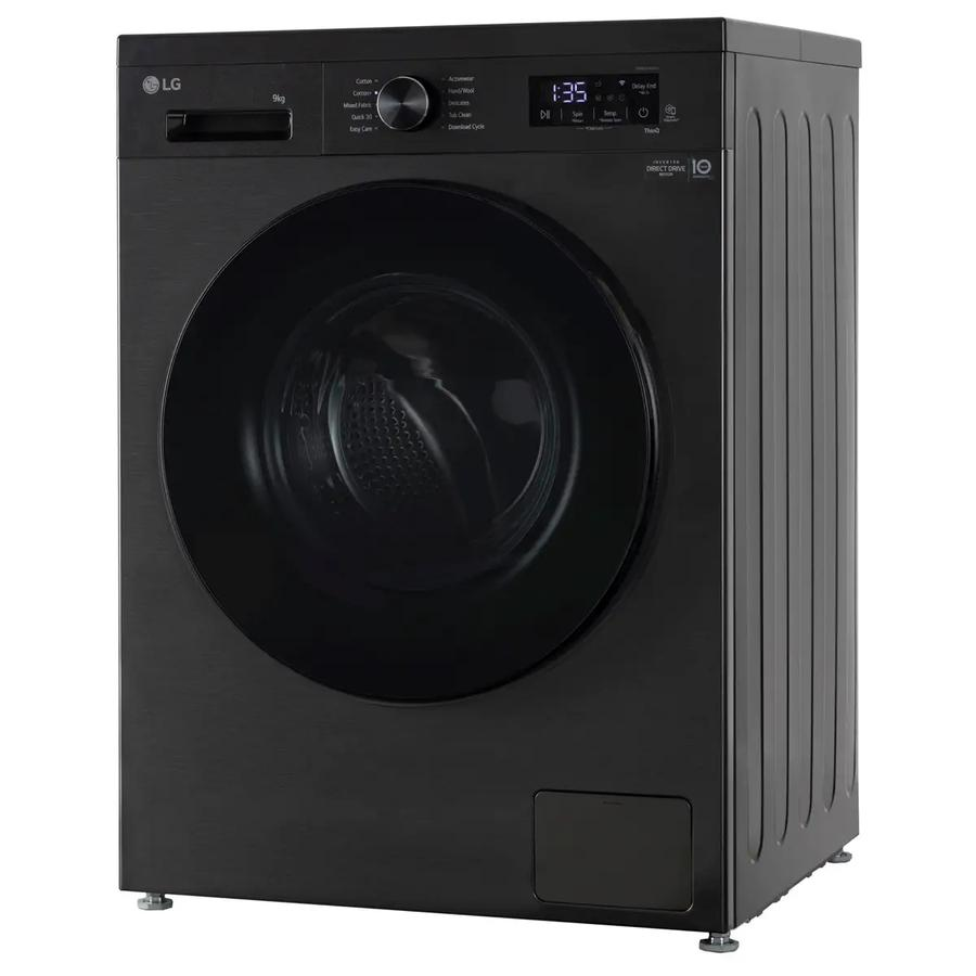 Washing Machine Lg 9 Kg Front Load Lvf0900Pbgb Black