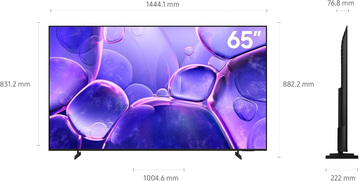 Tv Samsung 65-Inch 4k Ultra Hd Smart Crystal Led Tv Ua65U8000Fuxzn Black