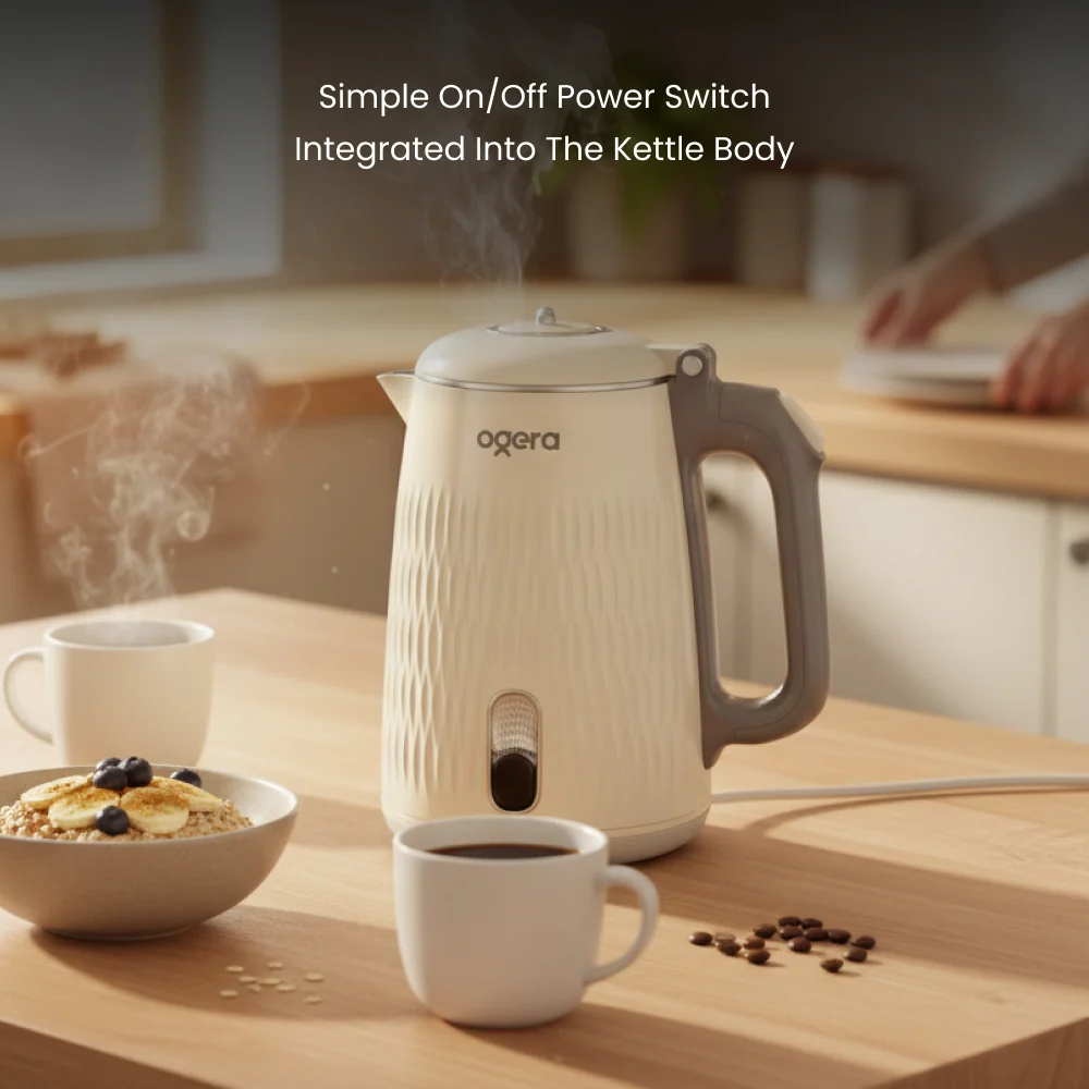 Ogera Electric Kettle Cool-Touch Safe Boil 1.8L Capacity 1500W OG1513EK